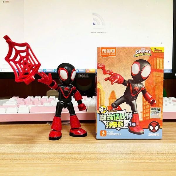  Spidey Amazing Friends Spider Miles Morales Model Kit Blokees 74802 