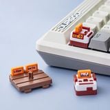  Nút nhựa Keycap máy game 4 nút FC FAMICOM Retro cho phím cơ 