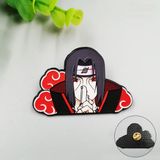  Huy hiệu Pin cài kim loại Naruto Uchiha Itachi 