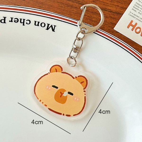  Móc khóa nhựa hình chuột lang nước Capybara Vol 1 