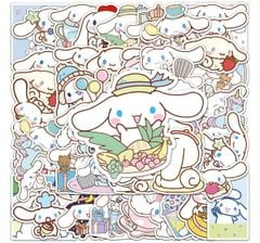 Hình dán sticker Sanrio Cinnamoroll tổng hợp 50 cái