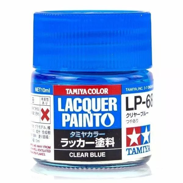  Sơn mô hình Tamiya Lacquer LP-68 Clear Blue - 82168 