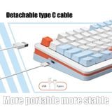  Bàn phím cơ Zifriend S82 Hotswap Trắng Xanh Biển 