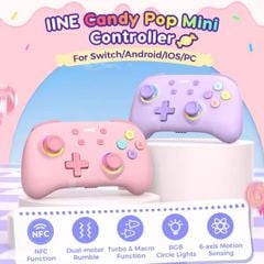Tay Bấm Game IINE Candy Pop Mini Controller Nintendo Switch Android iOS PC