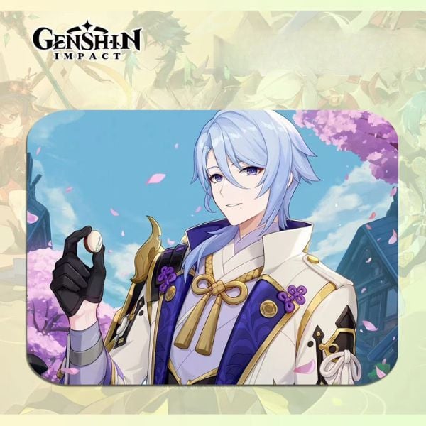 Lót chuột văn phòng khổ nhỏ Genshin Impact Vol 2 hình Zhongli