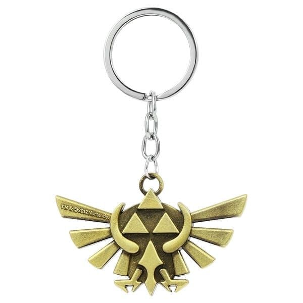 Móc khóa kim loại hình Hyrule Crest The Legend of Zelda