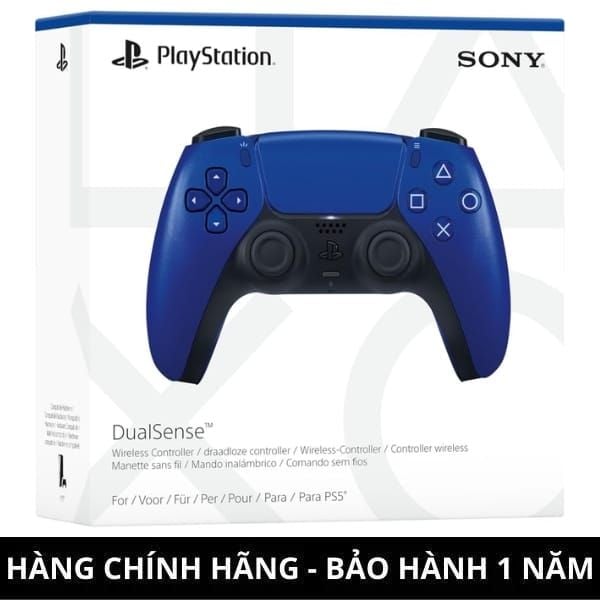 TAY CẦM KHÔNG DÂY DUALSENSE COBALT BLUE (XANH COBAN) CHÍNH HÃNG SONY VIỆT NAM