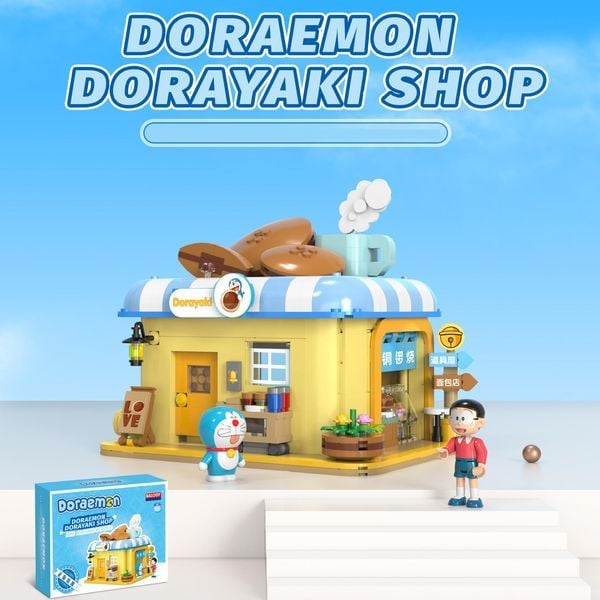  Mô hình xếp gạch Balody Doraemon Dorayaki Shop 