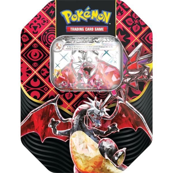 Thẻ bài PT109 Pokemon TCG Paldean Fates Tin Shiny Charizard ex hàng thật chính hãng chất lượng tốt mua làm quà tặng sinh nhật kỉ niệm khen thưởng dịp đặc biệt
