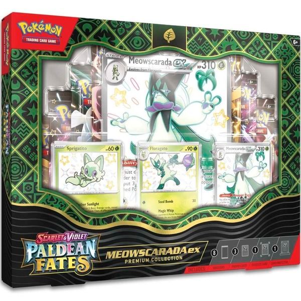 PB183 Pokemon TCG Scarlet & Violet Paldean Fates Premium Collection - Meowscarada ex 