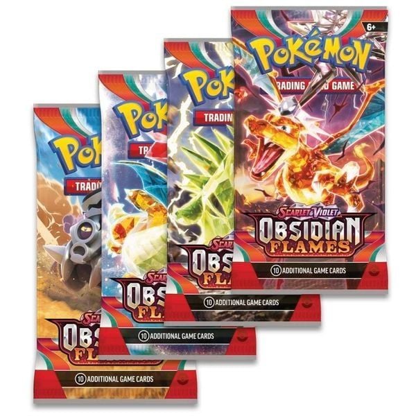  PP45 - Thẻ bài Pokemon TCG Obsidian Flames Booster Pack 