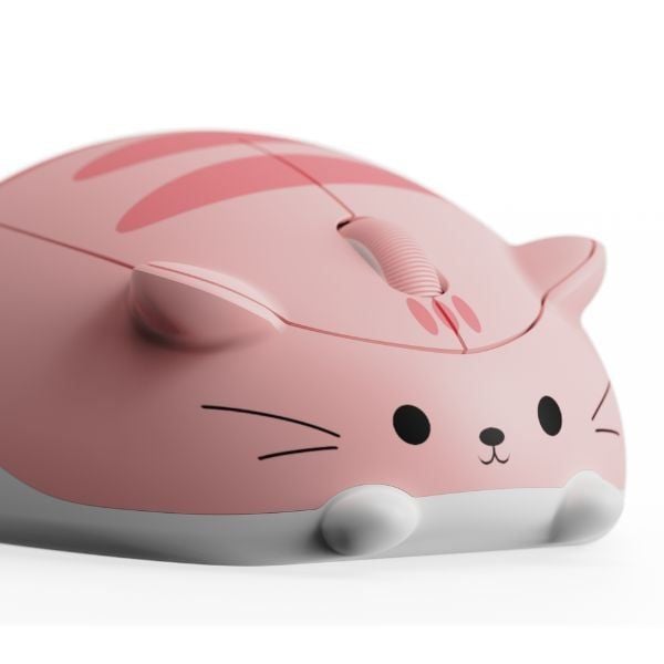  Chuột không dây Akko Cat Theme Mouse - Pink ANGIE 