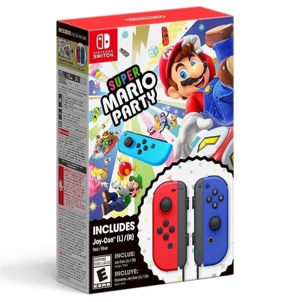  Joy-Con Controller Set Red Blue kèm game Super Mario Party 