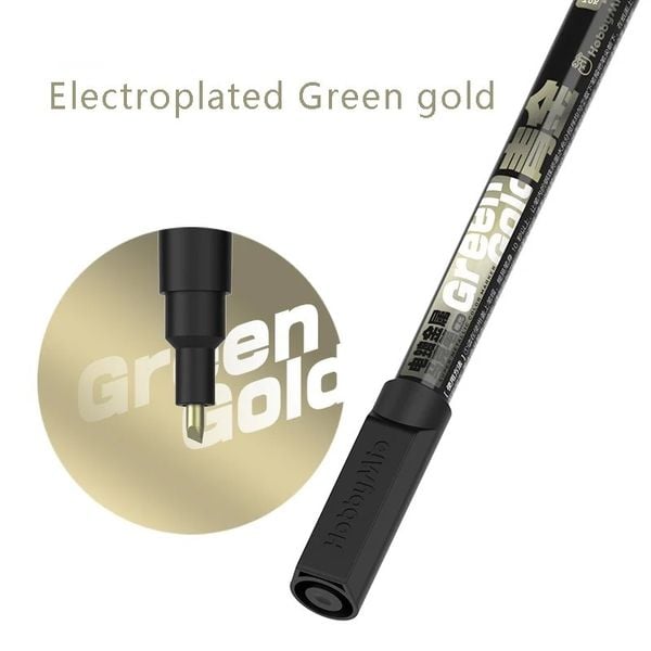 Bút sơn mô hình mạ ánh kim Electroplated Metal Marker Hobby Mio - Green Gold lên màu kim loại đẹp mắt chất lượng tốt giá rẻ mua tặng bạn bè người thân gia đình trẻ nhỏ