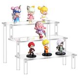  Kệ mica trưng bày mô hình ba tầng trong suốt 