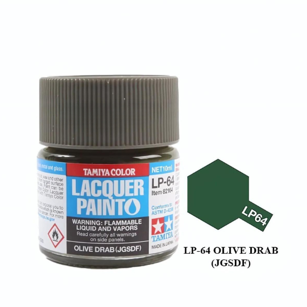  Sơn mô hình Tamiya Lacquer LP-64 Olive Drab JGSDF - 82164 
