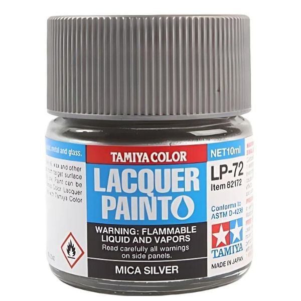 Sơn mô hình Tamiya Lacquer LP-72 Mica Silver - 82172 