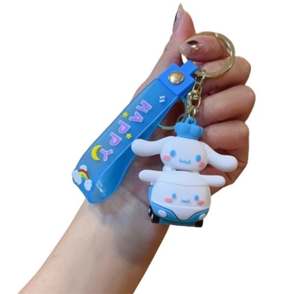  Móc khóa figure nhân vật Sanrio lái xe 
