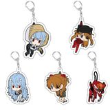  Móc khóa acrylic Neon Genesis Evangelion chibi Vol 2 