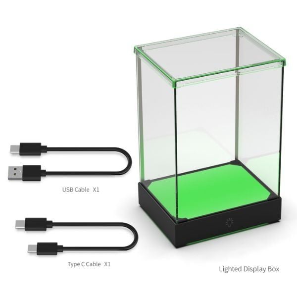 Hộp Trưng Mô Hình Đế LED Vuông DOBE TY-3833 
