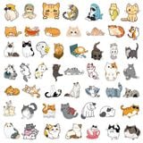  Hình dán sticker những người bạn thú cưng tổng hợp 50 cái Vol 2 