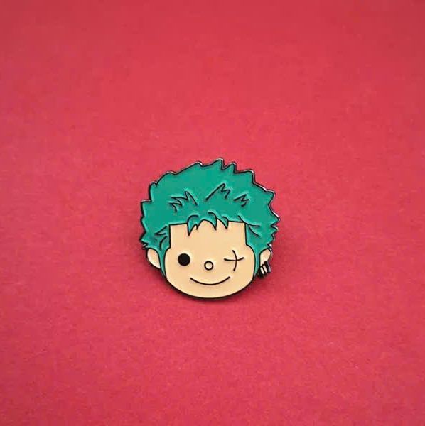  Huy hiệu kim loại One Piece Chibi Face 
