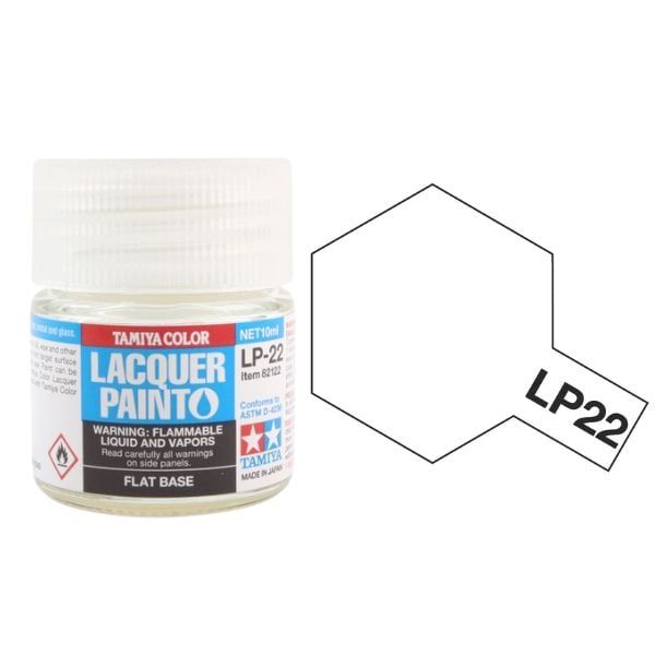  Sơn mô hình Tamiya Lacquer LP-22 Flat Base 82122 