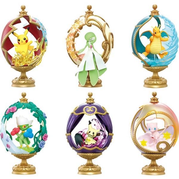  Pokemon Ovaltique Collection Blind Box - Mô hình chính hãng Re-Ment 