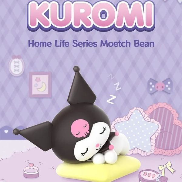 Shop đồ chơi bán mô hình Kuromi Home Life Series Moetch Mini Bean Blind Bag đẹp mắt dễ thương giá rẻ mua trưng bày trang trí phòng khách phòng ngủ góc học tập làm việc