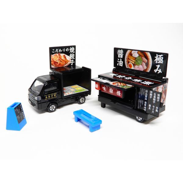  Tomica No. 142 Subaru Sambar Kitchen Trailer 