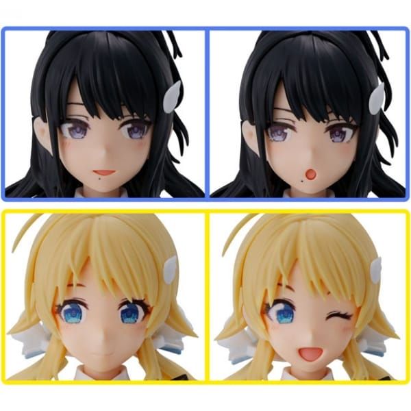 Option Hair Style & Face Parts Set Hiori Kazano  Meguru Hachimiya - 30MS THE iDOLM@STER Shiny Colors