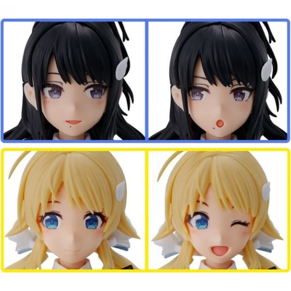  Option Hair Style & Face Parts Set Hiori Kazano / Meguru Hachimiya - 30MS THE iDOLM@STER Shiny Colors 