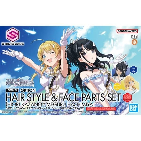 Option Hair Style & Face Parts Set Hiori Kazano  Meguru Hachimiya - 30MS THE iDOLM@STER Shiny Colors