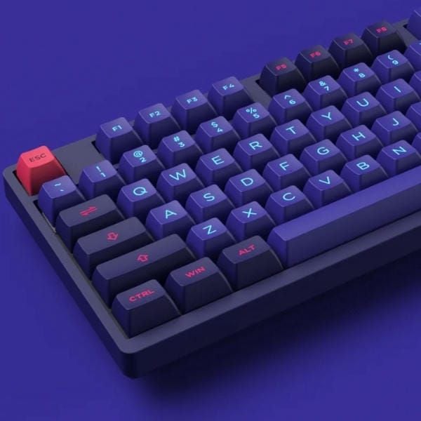 Bàn phím cơ AKKO 3098 NEON - RGB Cream Yellow Pro Keycap PBT Double-Shot