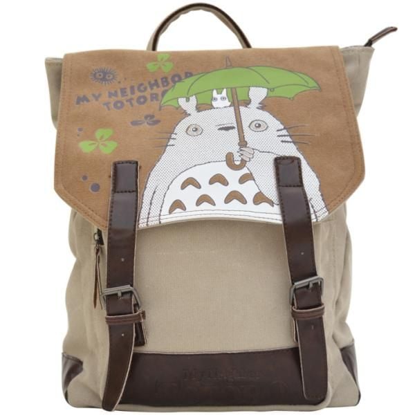  Balo cặp vải đeo lưng Studio Ghibli Totoro siêu cưng 