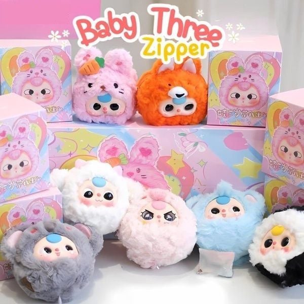  Hộp Mù Baby Three Take Me Out Túi Khóa Kéo RB03 