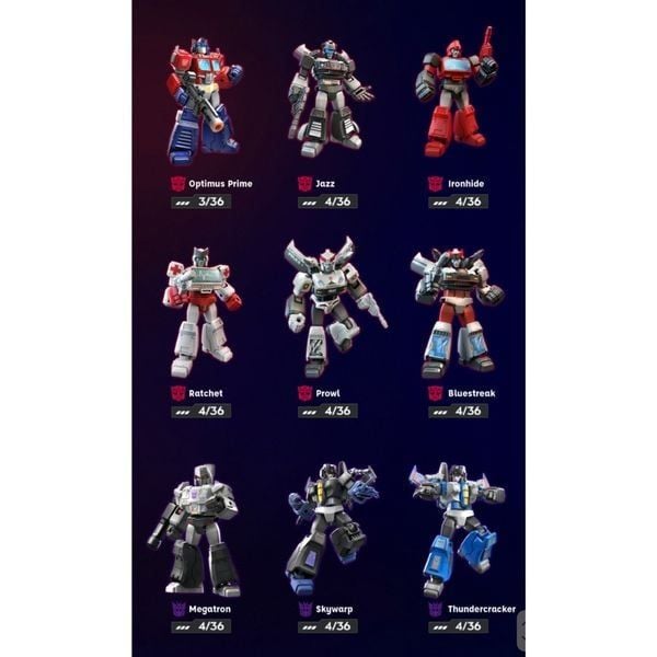  Transformers Galaxy Version 01 Roll Out Blind Box Figures - Blokees 71100 