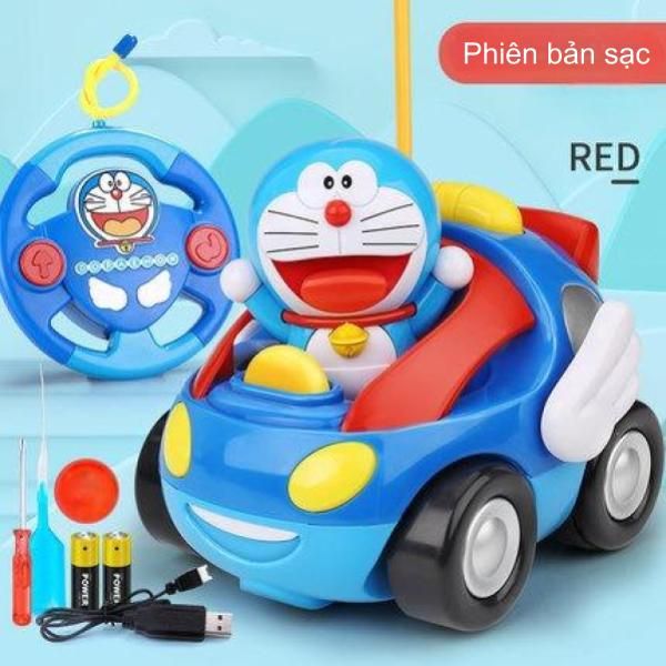  Xe điều khiển từ xa Doraemon Red pin sạc 