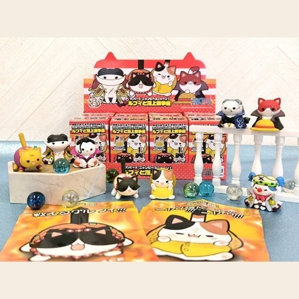  MegaHouse Hộp Mù MEGA CAT PROJECT ONE PIECE Nyan Piece Nyan Ver. Luffy & Paramount War of Marineford 