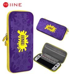 Bóp đựng Nintendo Switch loại cứng IINE - Splatoon Purple