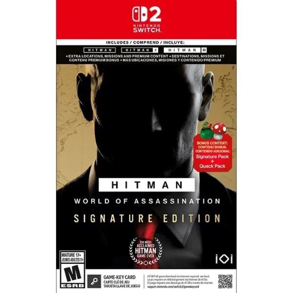 Game HITMAN World of Assassination Signature Edition Nintendo Switch 2 đồ họa ấn tượng, gameplay cuốn hút, đang bán tại nShop