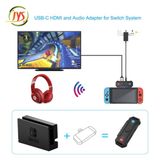  JYS 2 in 1 TV converter and audio adapter cho Nintendo Switch 