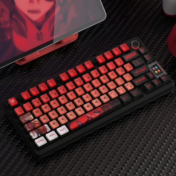  Bộ Keycap OEM PBT Evangelion Asuka Langley 122 nút 