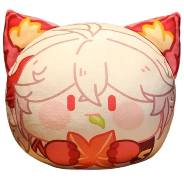 KC099 Kaedehara Kazuha Móc khóa vải thú bông tròn hình nhân vật Genshin Impact Chibi