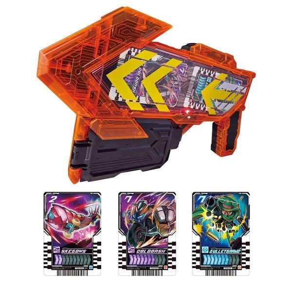 Đồ chơi Kamen Rider Gatchard DX Gatchage Gun kị sĩ mặt nạ anh hùng khẩu súng vũ khí màu cam đẹp mắt chất lượng tốt chính hãng nhật bản