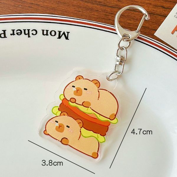  Móc khóa nhựa hình chuột lang nước Capybara Vol 1 