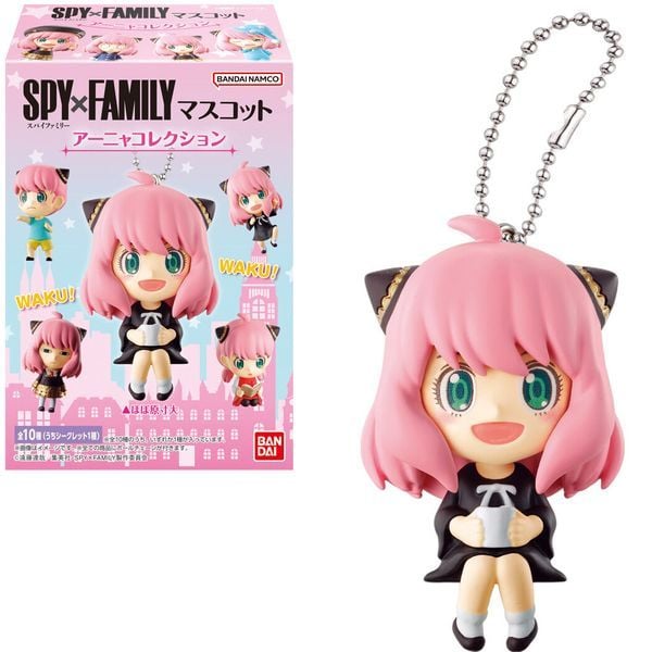 Mô hình Spy x Family Mascot Anya Collection Blind Box ngẫu nhiên anime manga móc khóa dây đeo đẹp mắt họa tiết dễ thương giá rẻ trang trí trưng bày góc học tập bàn làm việc phòng khác phòng ngủ