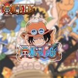  Móc khóa acrylic One Piece chibi logo 
