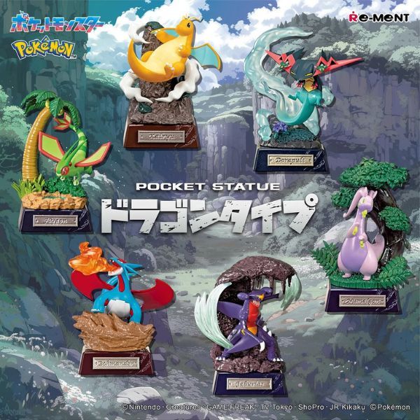  Hộp Mù Pokemon Pocket Statue Dragon Type Re-Ment Blind Box 20837 