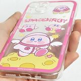  Case điện thoại Space Kirby bằng nhựa cho iPhone 13/Pro/Pro Max 